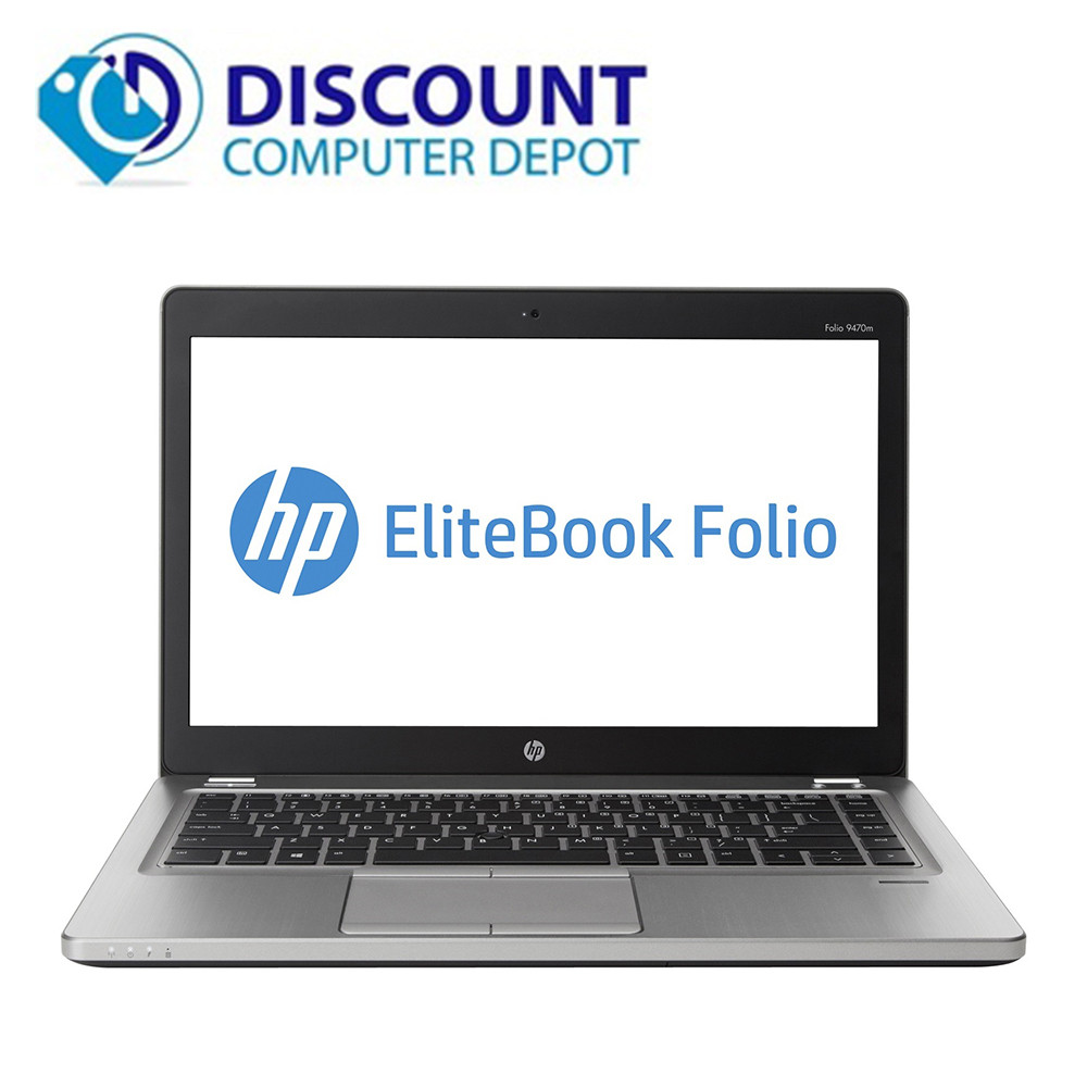 HP EliteBook シルバーノートPC Intel i7　通電確認済み HP EliteBook Folio 9480M Intel Quad-Core i7 Laptop 4th Gen 16GB